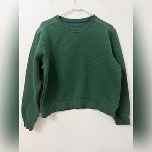 Born Primitive Waffle Cropped Crew Sweatshirt - M